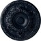 Ekena Millwork Granada Ceiling Medallion (Fits Canopies up to 7 1/8"), Hand-Painted Midnight Dream, 19"OD x 1 1/2"P CM19GAMDF - alternate 1